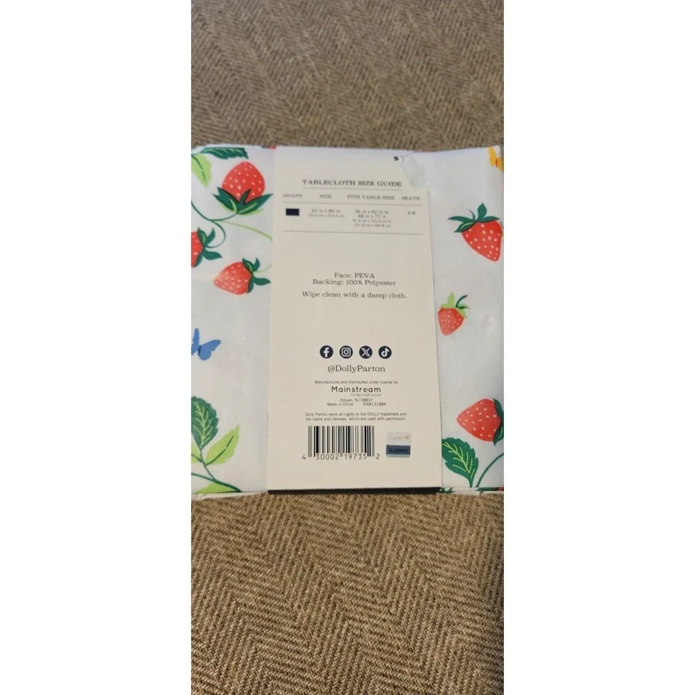 Dolly Parton Tablecloth
